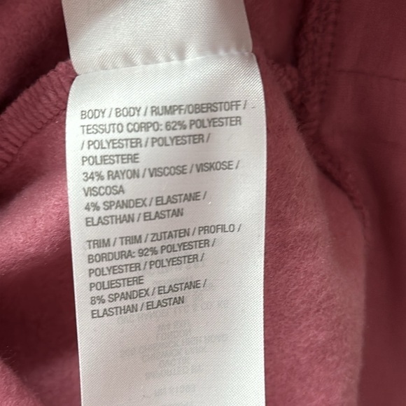 All Worthy Hunter McGrady cold shoulder velour & fleece hoodie women’s large - Picture 5 of 7